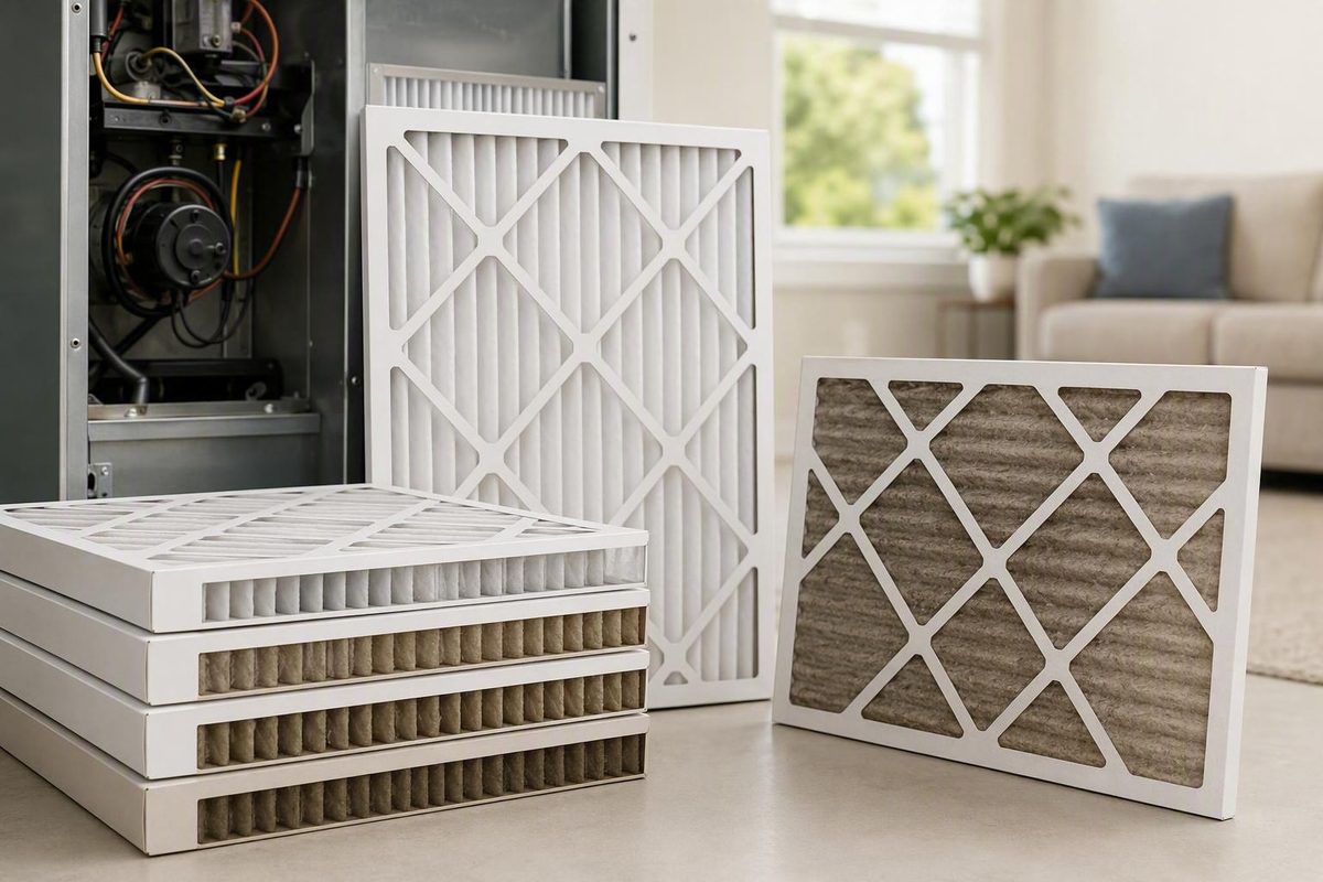 Home air filters and HVAC equipment